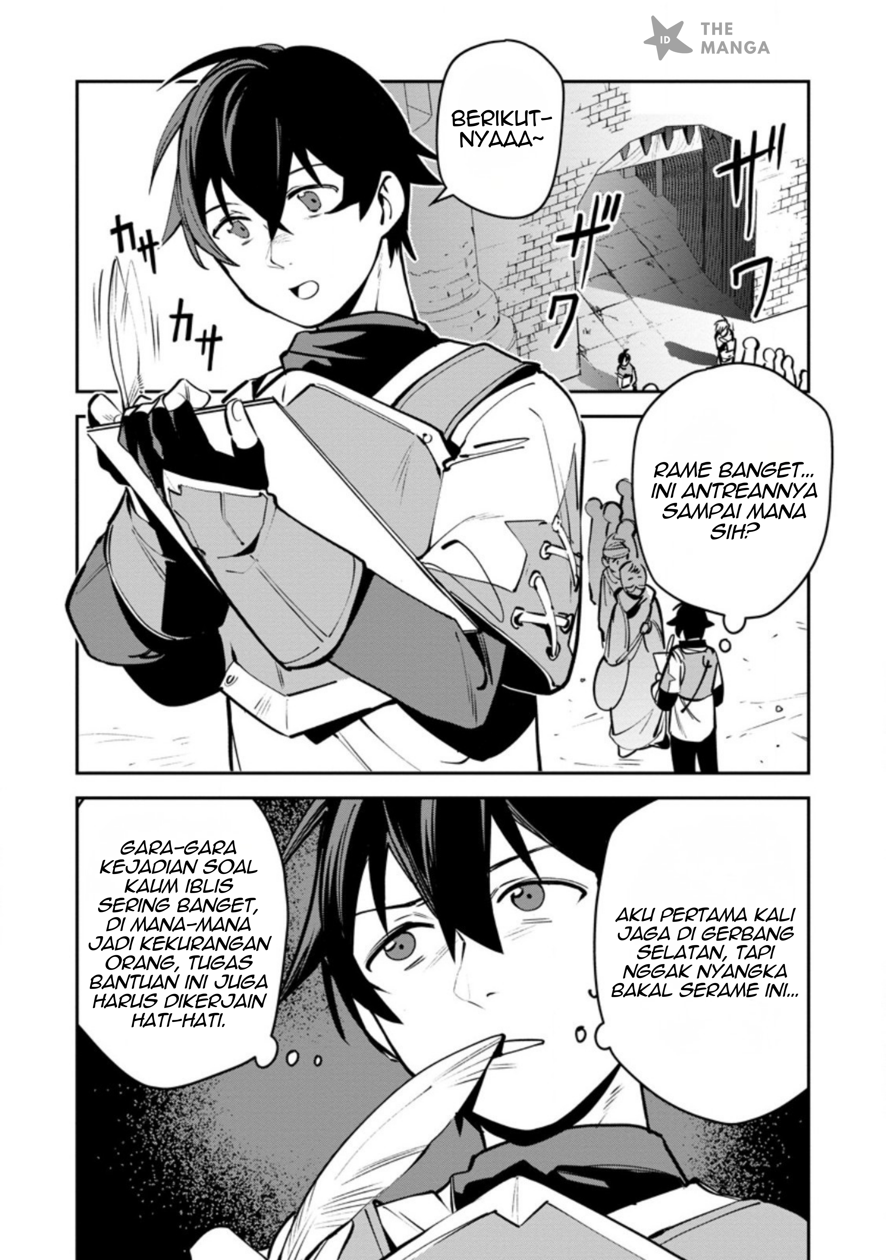 Game Chishiki de Saikyou ni Natta Mob Heishi wa, Shin no Jitsuryoku wo Kakushitai Chapter 11.1 - halaman 2