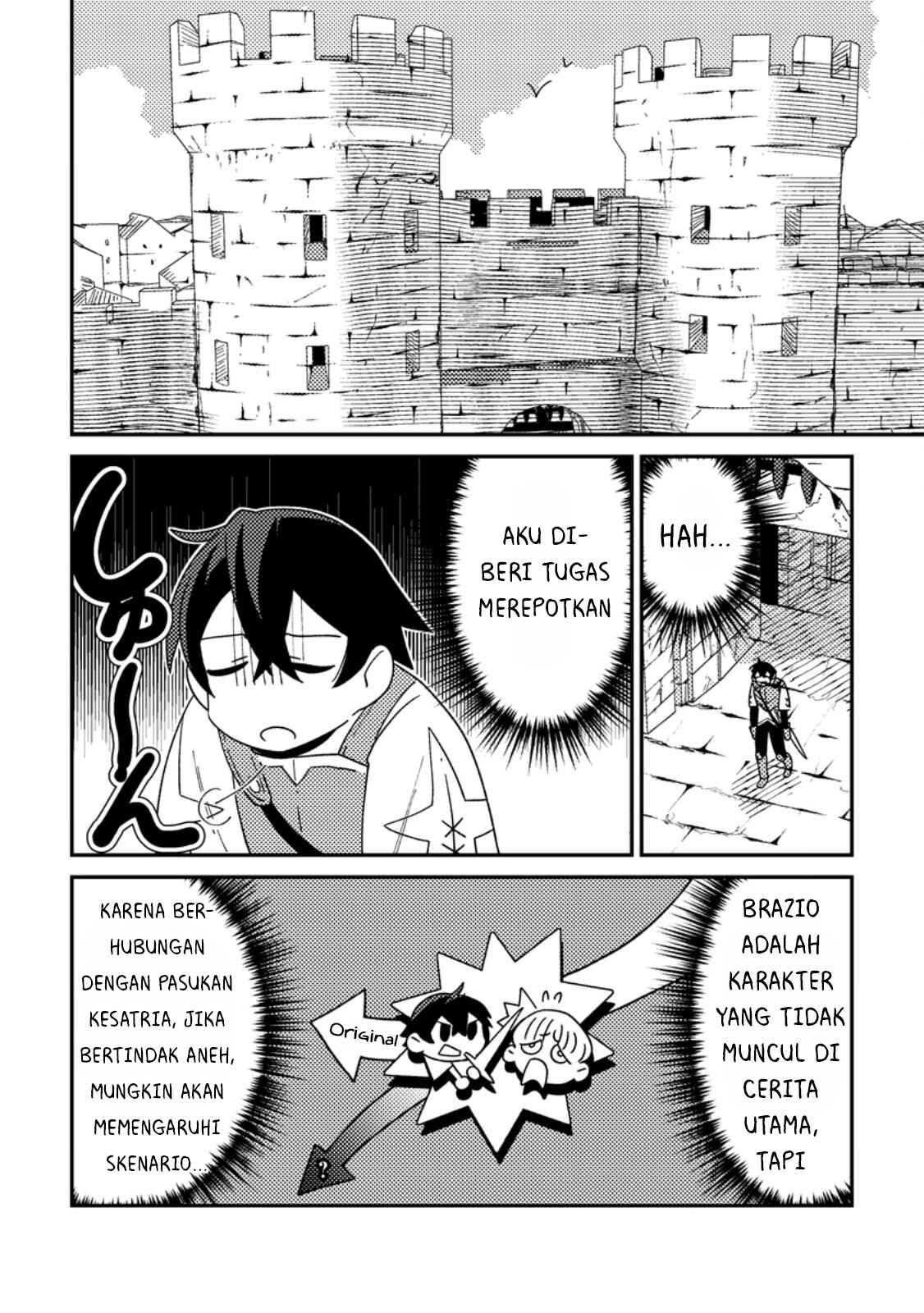Game Chishiki de Saikyou ni Natta Mob Heishi wa, Shin no Jitsuryoku wo Kakushitai Chapter 2.2 - halaman 5