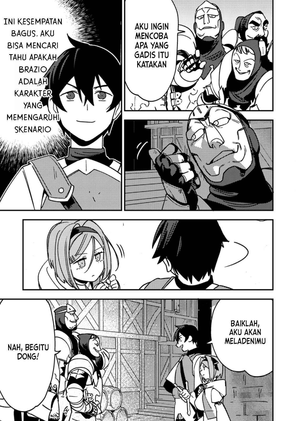 Game Chishiki de Saikyou ni Natta Mob Heishi wa, Shin no Jitsuryoku wo Kakushitai Chapter 3.1 - halaman 9