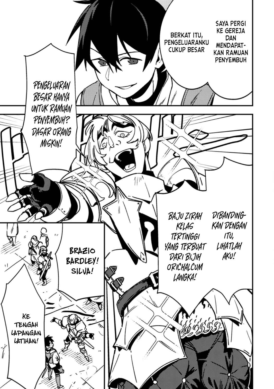 Game Chishiki de Saikyou ni Natta Mob Heishi wa, Shin no Jitsuryoku wo Kakushitai Chapter 3.2 - halaman 5