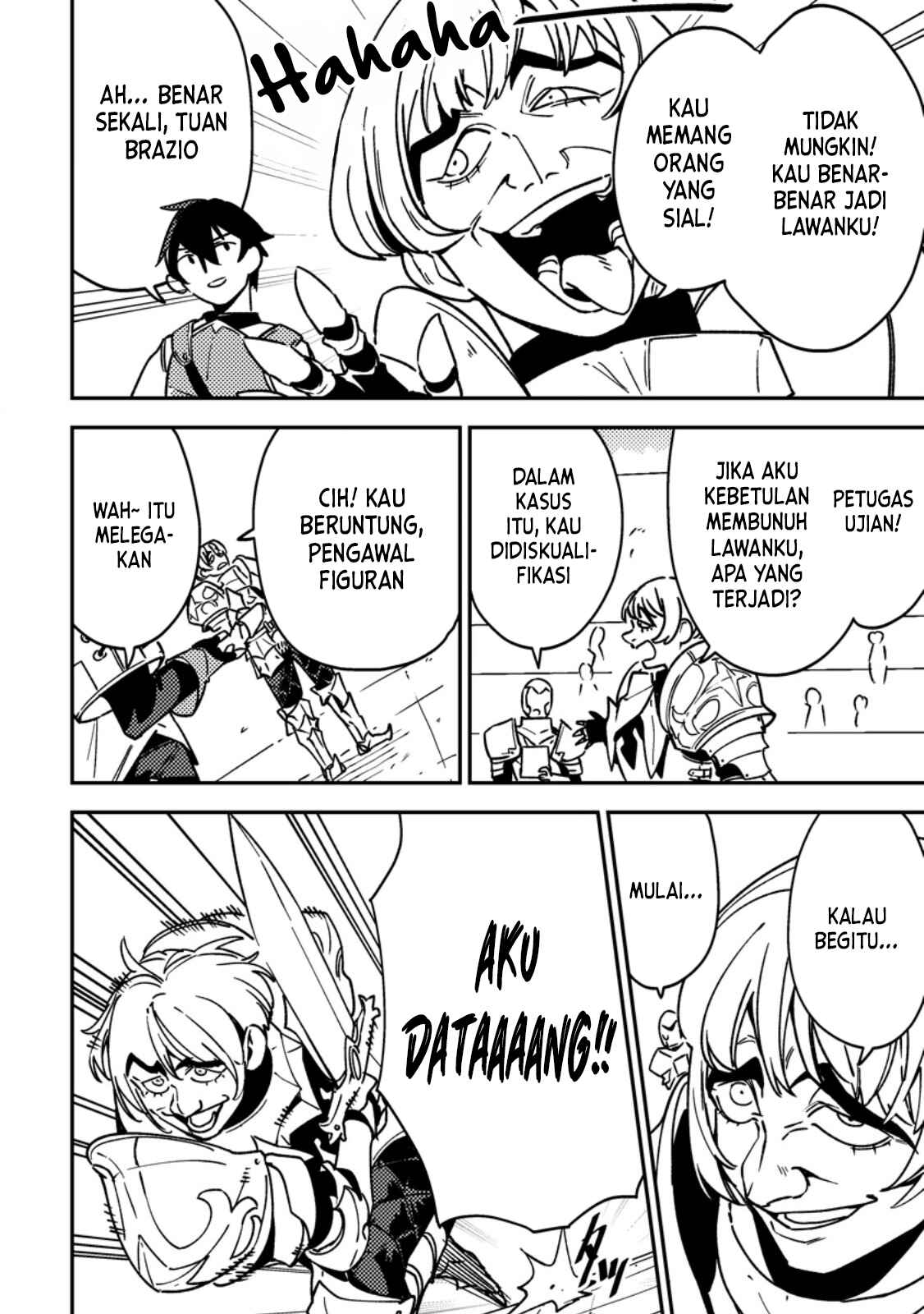 Game Chishiki de Saikyou ni Natta Mob Heishi wa, Shin no Jitsuryoku wo Kakushitai Chapter 3.2 - halaman 6