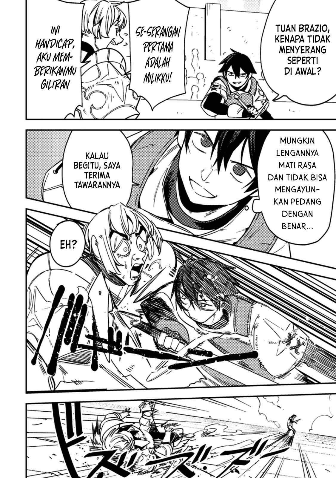 Game Chishiki de Saikyou ni Natta Mob Heishi wa, Shin no Jitsuryoku wo Kakushitai Chapter 3.2 - halaman 8