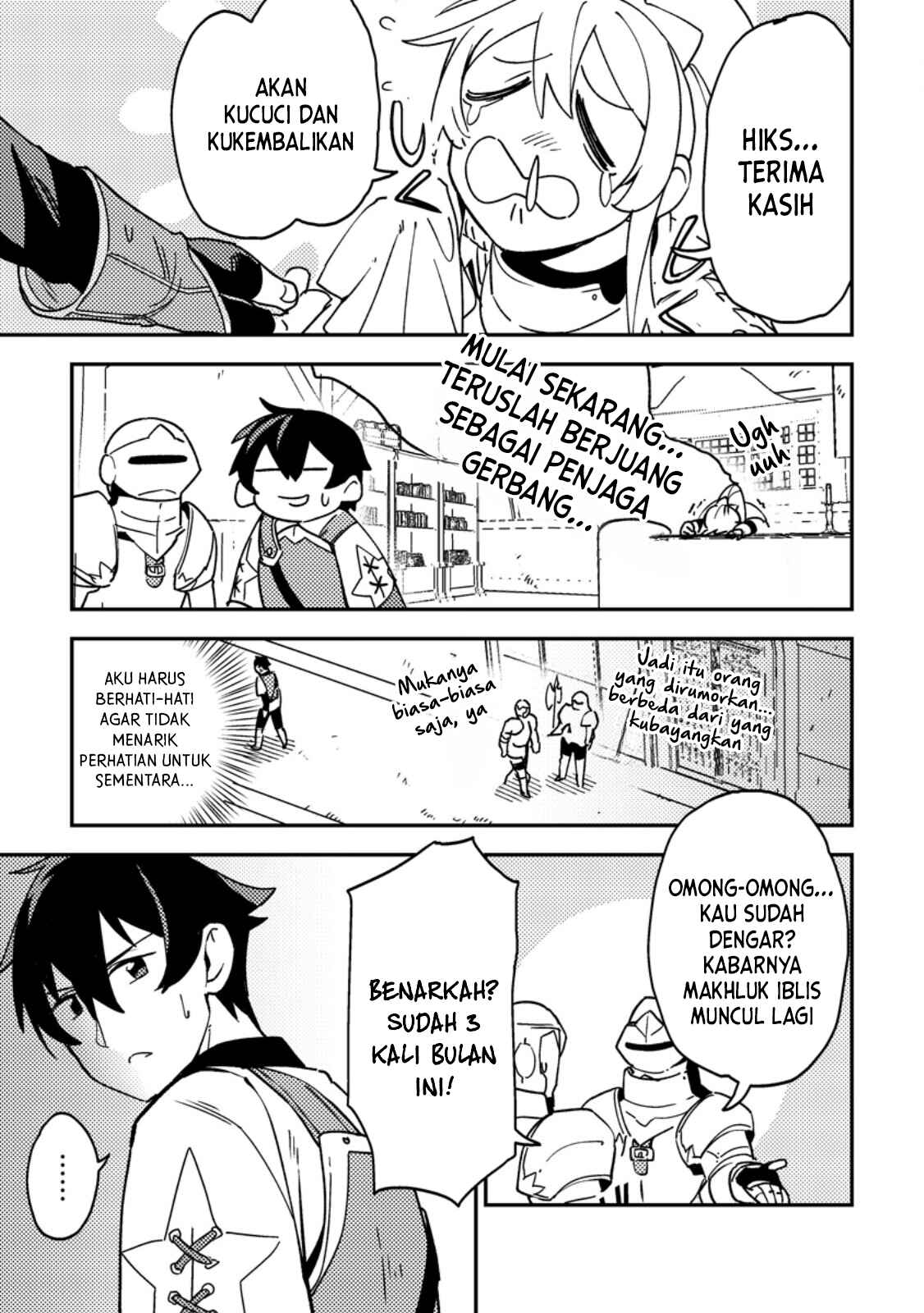 Game Chishiki de Saikyou ni Natta Mob Heishi wa, Shin no Jitsuryoku wo Kakushitai Chapter 4.1 - halaman 5