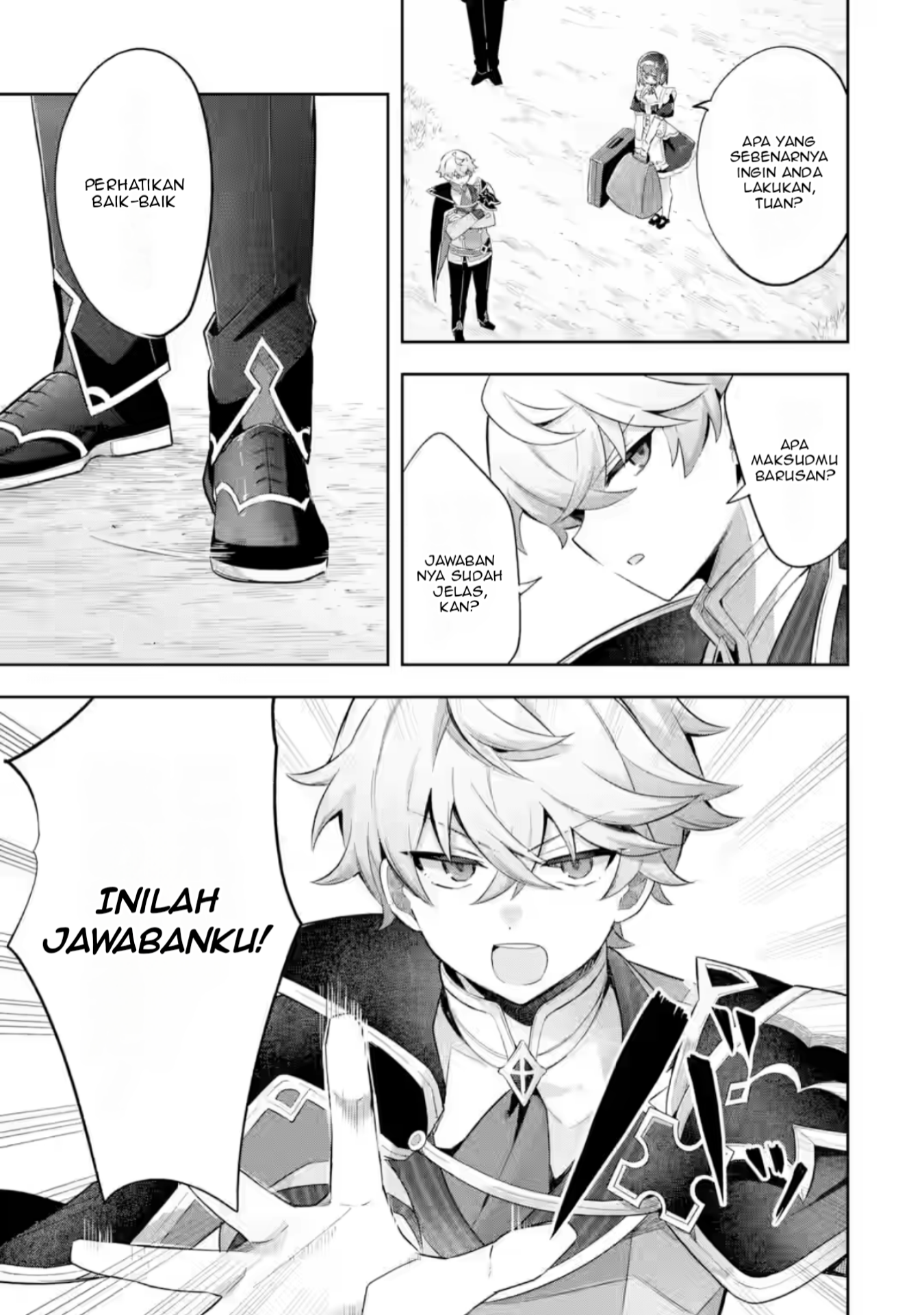 Game Sekai no Mob Akuyaku ni Tensei shita node Last Boss wo Mezashitemita: Nazeka Rekidai Saikou no Meikun to Agamerareteirun desu ga, Dareka Riyuu wo Oshiete Kudasai! Chapter 3 - halaman 17