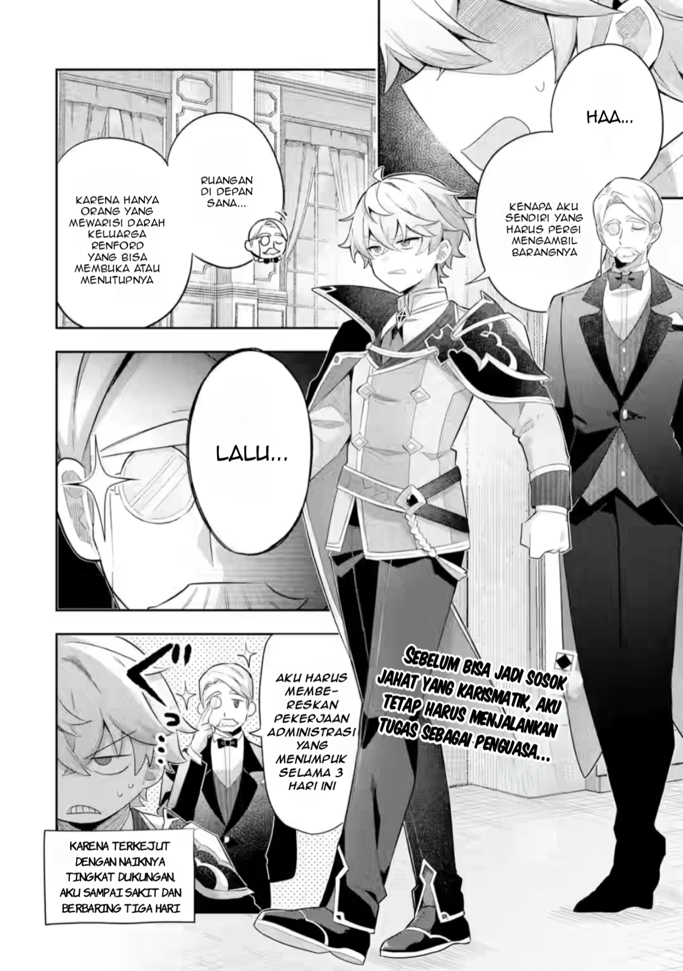 Game Sekai no Mob Akuyaku ni Tensei shita node Last Boss wo Mezashitemita: Nazeka Rekidai Saikou no Meikun to Agamerareteirun desu ga, Dareka Riyuu wo Oshiete Kudasai! Chapter 3 - halaman 2