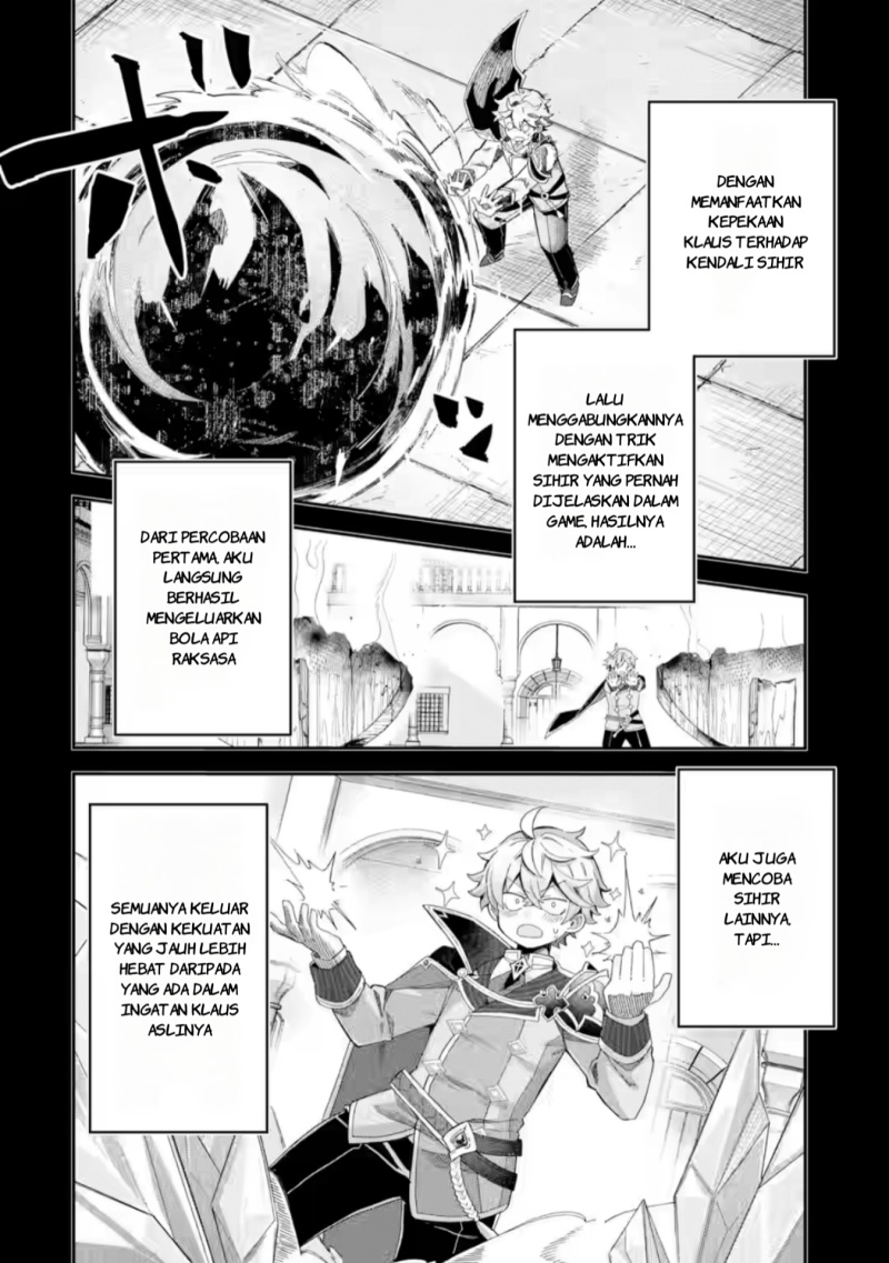 Game Sekai no mobu akuyaku ni tensei shita node Last bos wo mezashite mita Chapter 1 - halaman 10