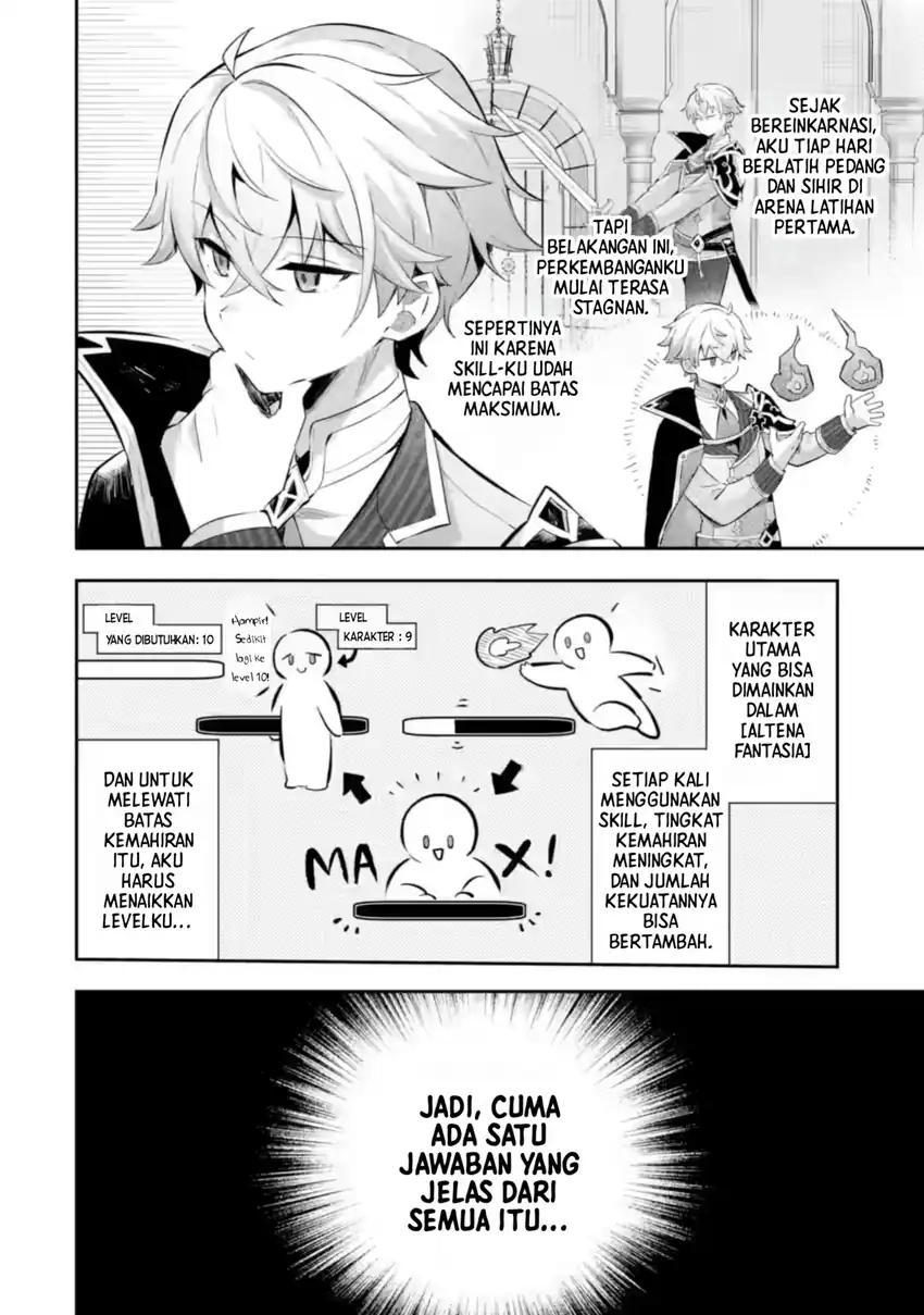 Game Sekai no mobu akuyaku ni tensei shita node Last bos wo mezashite mita Chapter 4.1 - halaman 7