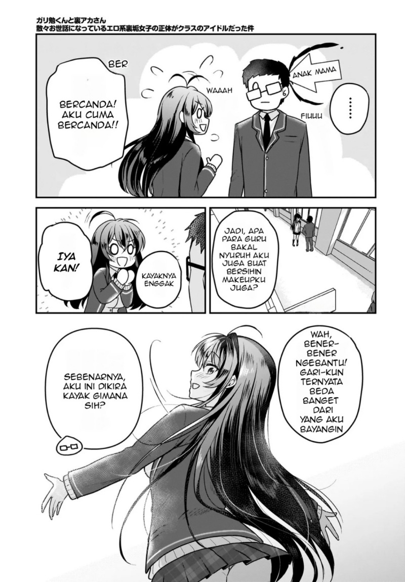 Gari Tsutomu-kun to Uraaka-san – Sanzan Osewa ni Natteiru Ero-kei Uraaka Joshi no Shoutai ga Kurasu no Idol Datta Ken Chapter 1 - halaman 28