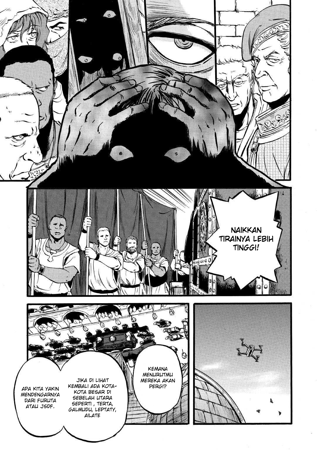 Gate: Jieitai Kanochi nite, Kaku Tatakaeri Chapter 86 - halaman 7
