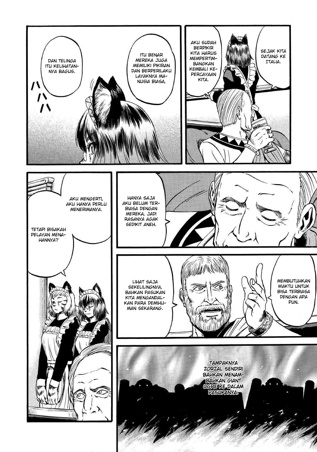 Gate: Jieitai Kanochi nite, Kaku Tatakaeri Chapter 91 - halaman 10