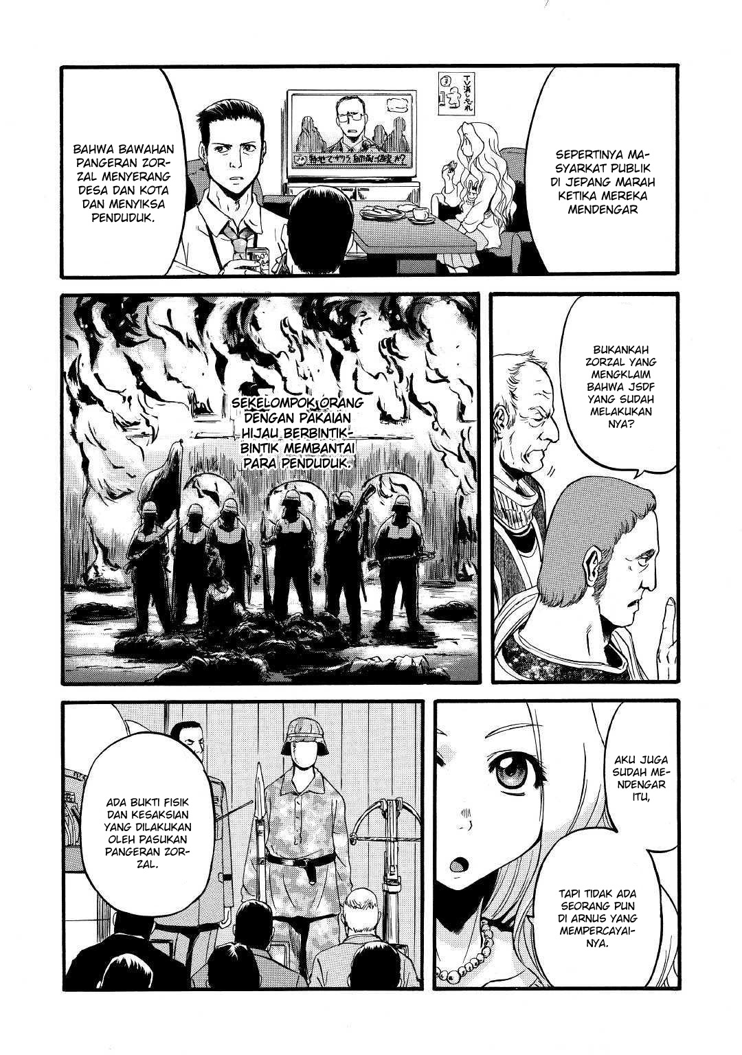 Gate: Jieitai Kanochi nite, Kaku Tatakaeri Chapter 91 - halaman 17