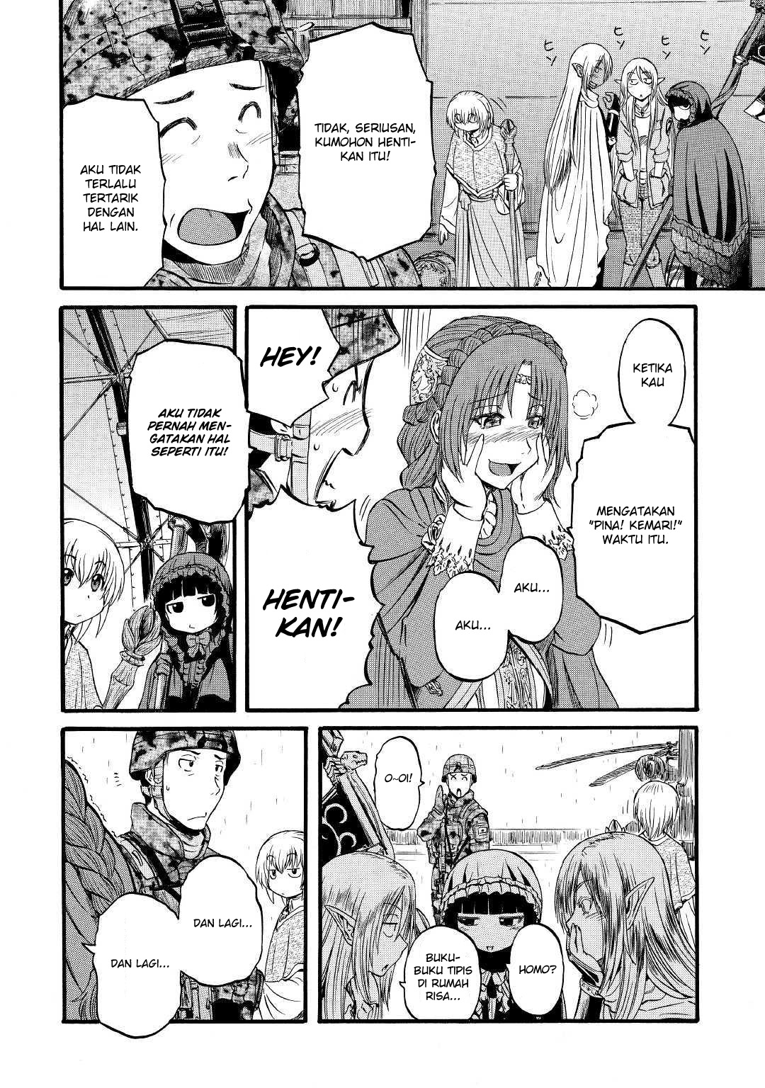 Gate: Jieitai Kanochi nite, Kaku Tatakaeri Chapter 92 - halaman 10