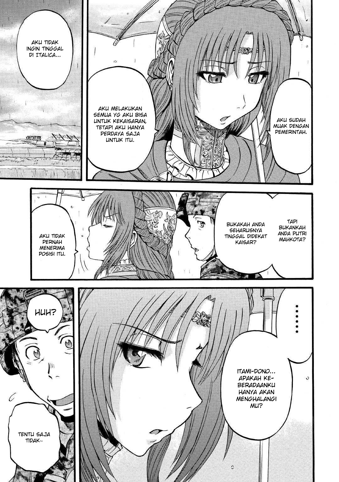 Gate: Jieitai Kanochi nite, Kaku Tatakaeri Chapter 92 - halaman 7