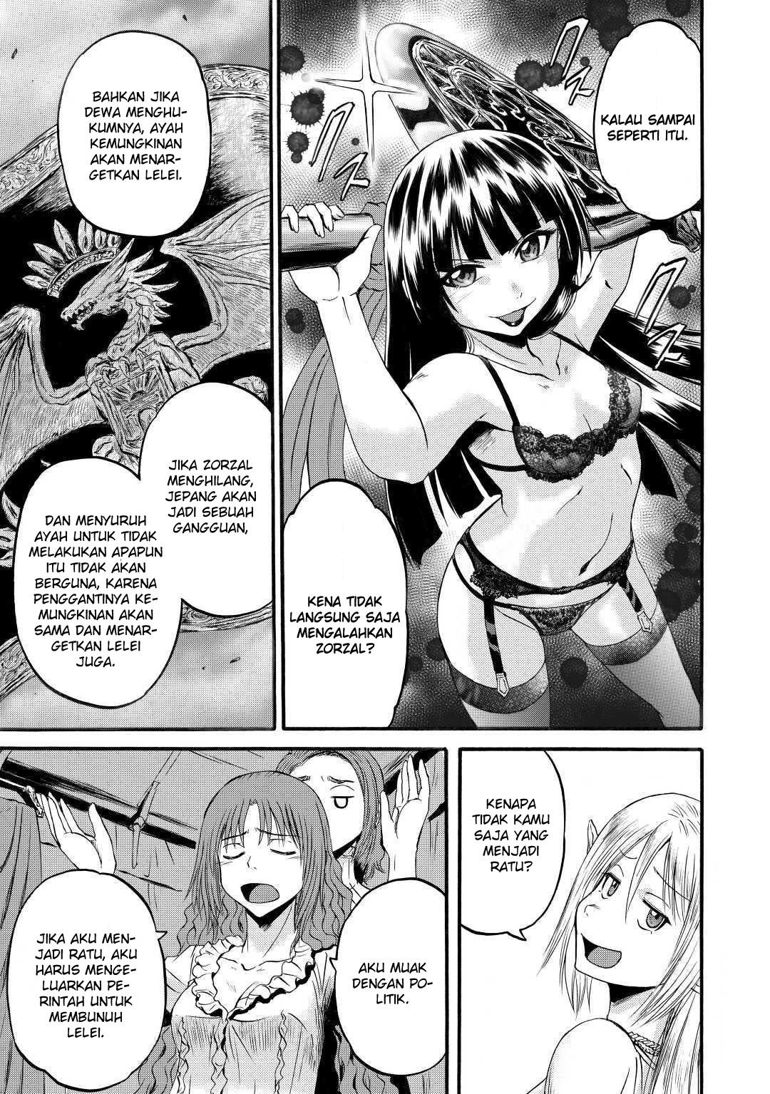 Gate: Jieitai Kanochi nite, Kaku Tatakaeri Chapter 95 - halaman 35