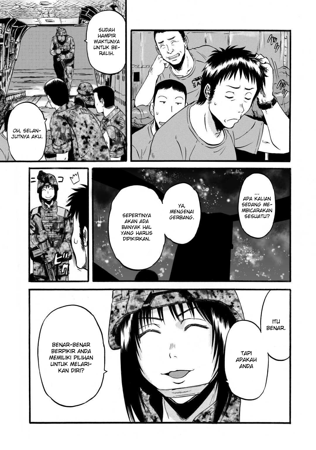 Gate: Jieitai Kanochi nite, Kaku Tatakaeri Chapter 96 - halaman 15
