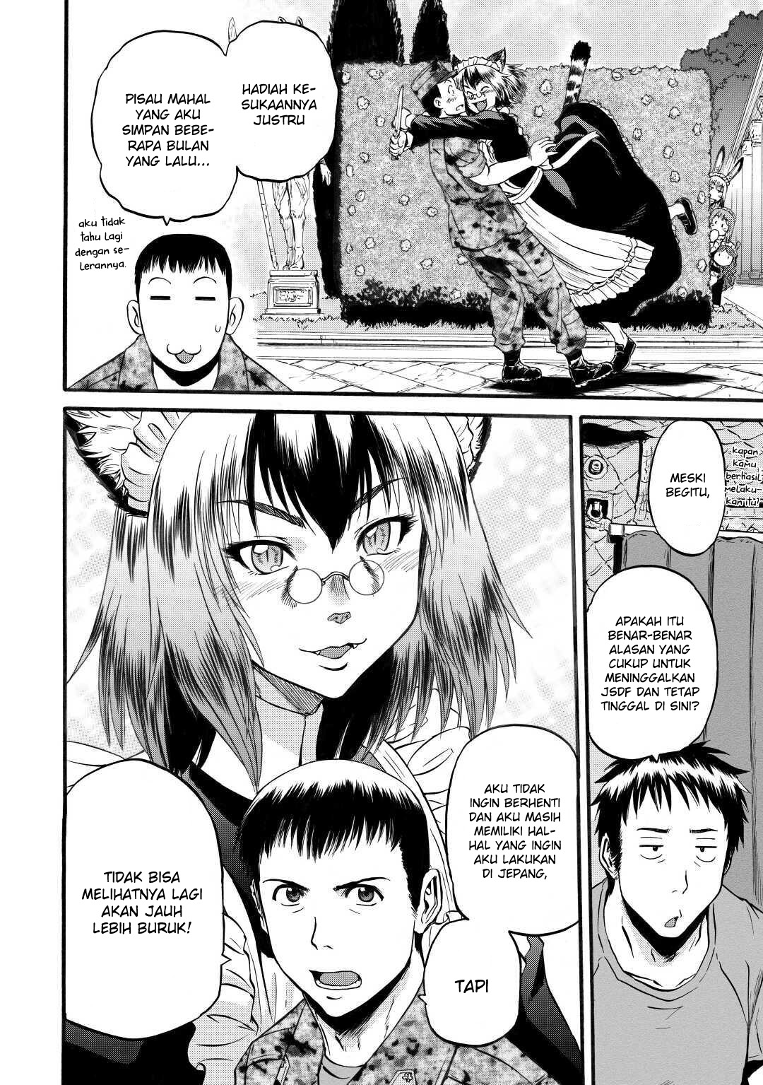 Gate: Jieitai Kanochi nite, Kaku Tatakaeri Chapter 96 - halaman 6