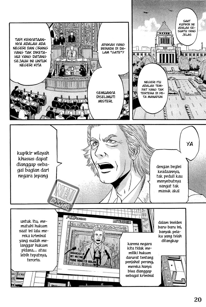 Gate – Jietai Kare no Chi nite Kaku Tatakeri Chapter 1 - halaman 22