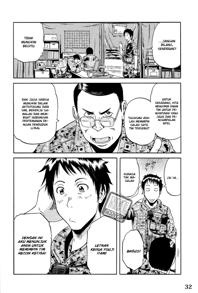 Gate – Jietai Kare no Chi nite Kaku Tatakeri Chapter 1 - halaman 34