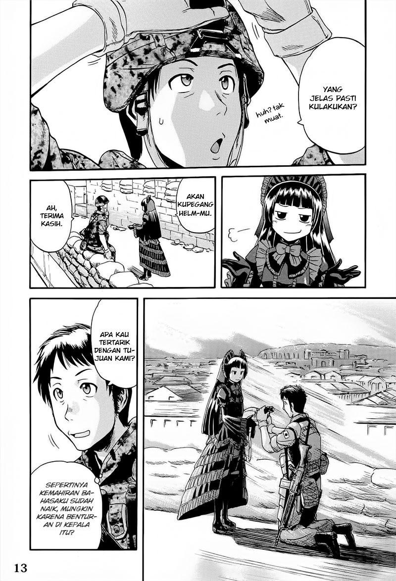 Gate – Jietai Kare no Chi nite Kaku Tatakeri Chapter 10 - halaman 11