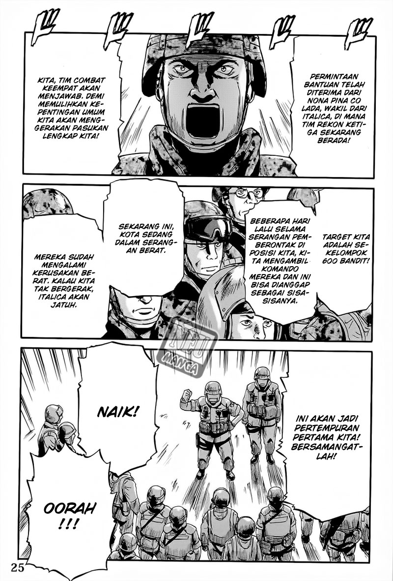 Gate – Jietai Kare no Chi nite Kaku Tatakeri Chapter 10 - halaman 24