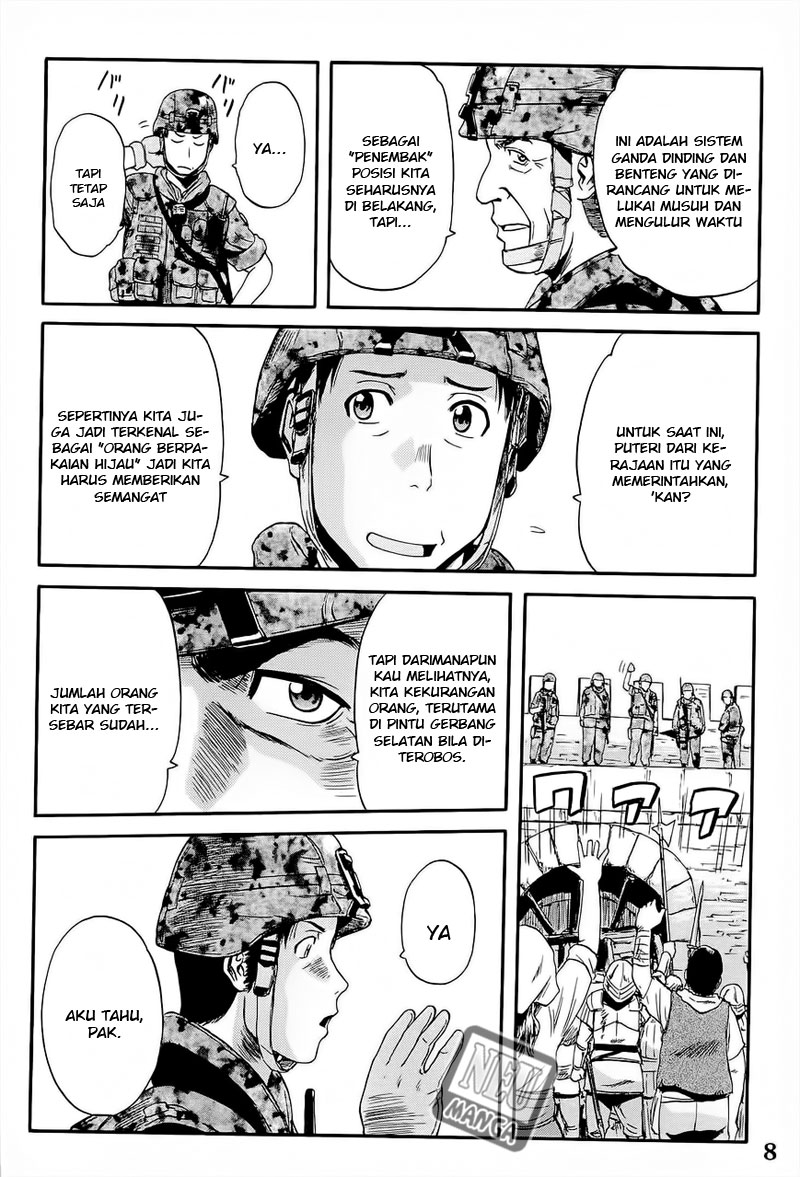 Gate – Jietai Kare no Chi nite Kaku Tatakeri Chapter 10 - halaman 6