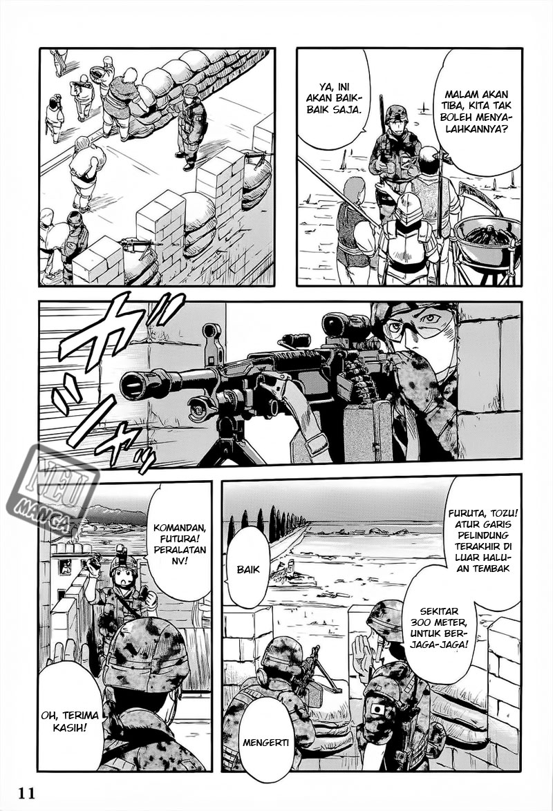 Gate – Jietai Kare no Chi nite Kaku Tatakeri Chapter 10 - halaman 9