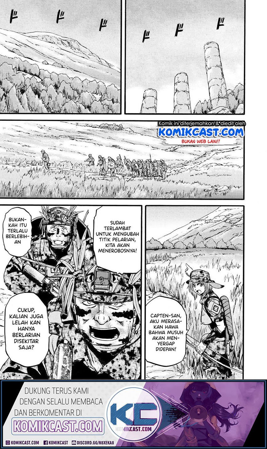 Gate – Jietai Kare no Chi nite Kaku Tatakeri Chapter 101.1 - halaman 14