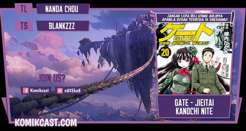Gate – Jietai Kare no Chi nite Kaku Tatakeri Chapter 107 - halaman 1