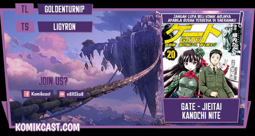 Gate – Jietai Kare no Chi nite Kaku Tatakeri Chapter 111 - halaman 1