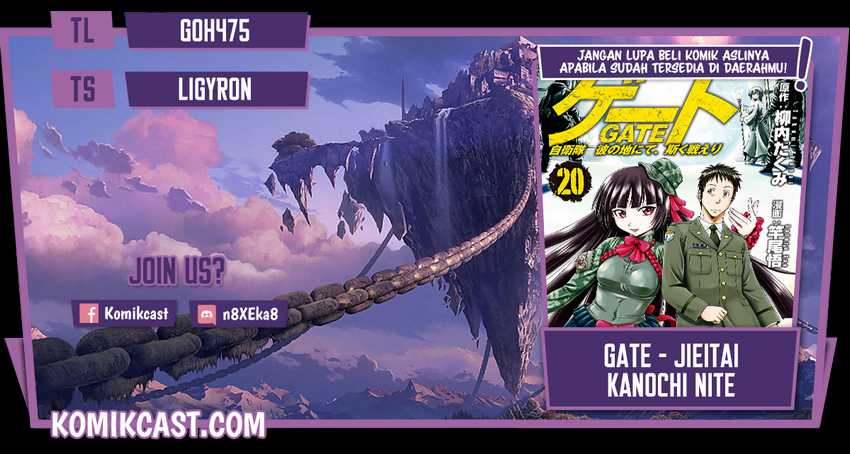 Gate – Jietai Kare no Chi nite Kaku Tatakeri Chapter 113 - halaman 1