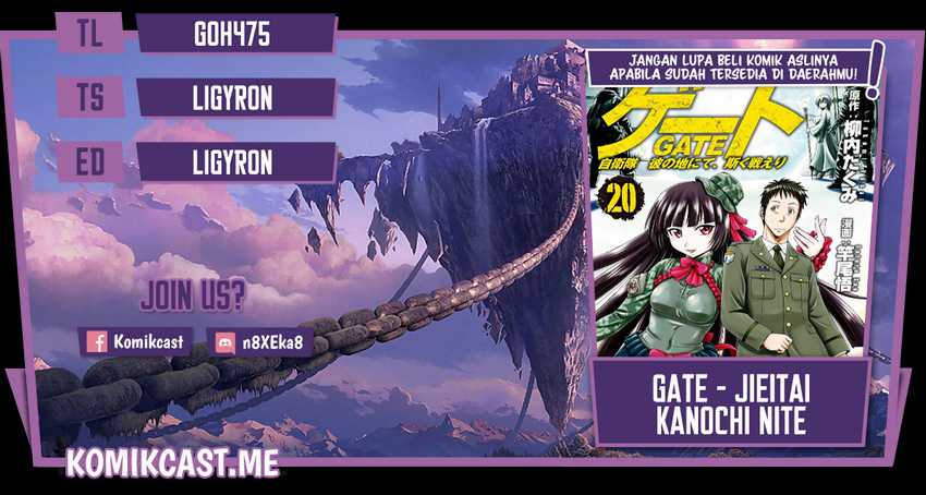 Gate – Jietai Kare no Chi nite Kaku Tatakeri Chapter 114 - halaman 1