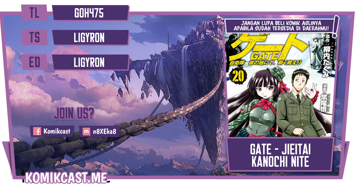 Gate – Jietai Kare no Chi nite Kaku Tatakeri Chapter 115 - halaman 1