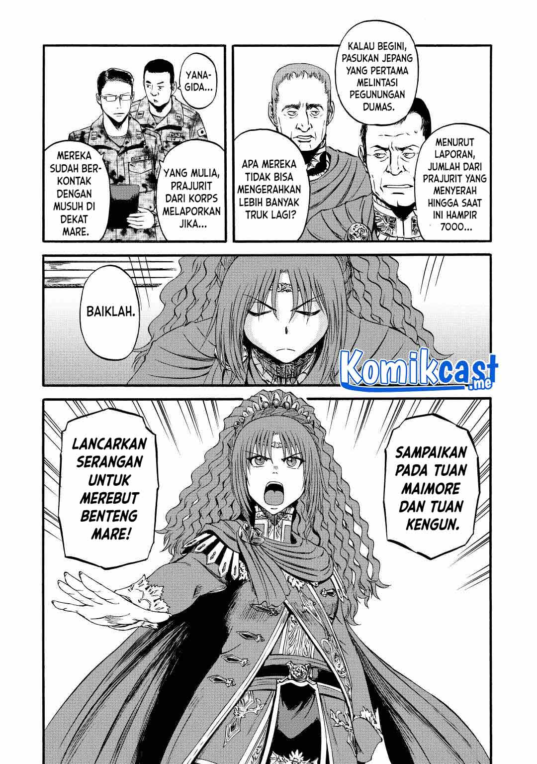 Gate – Jietai Kare no Chi nite Kaku Tatakeri Chapter 116 - halaman 17