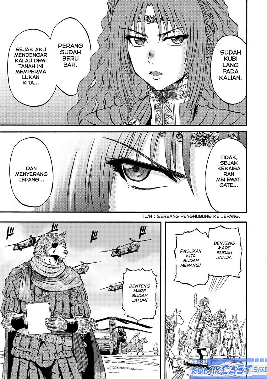 Gate – Jietai Kare no Chi nite Kaku Tatakeri Chapter 117 - halaman 12