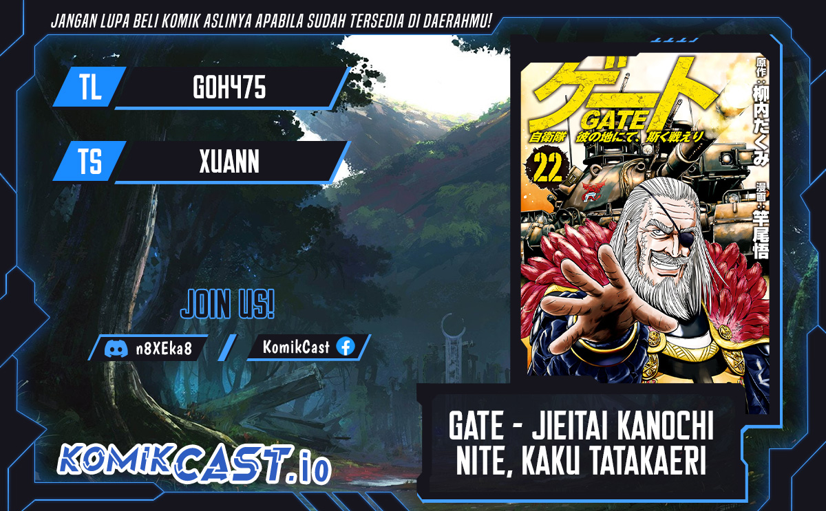 Gate – Jietai Kare no Chi nite Kaku Tatakeri Chapter 124 - halaman 1