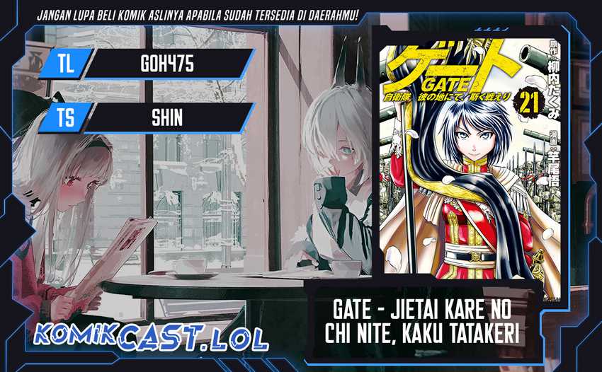 Gate – Jietai Kare no Chi nite Kaku Tatakeri Chapter 131 - halaman 1
