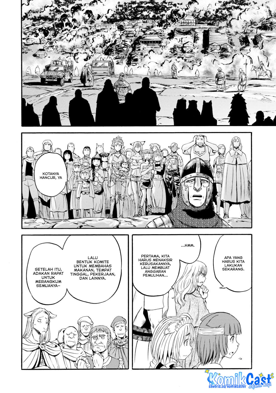 Gate – Jietai Kare no Chi nite Kaku Tatakeri Chapter 143.2 - halaman 52