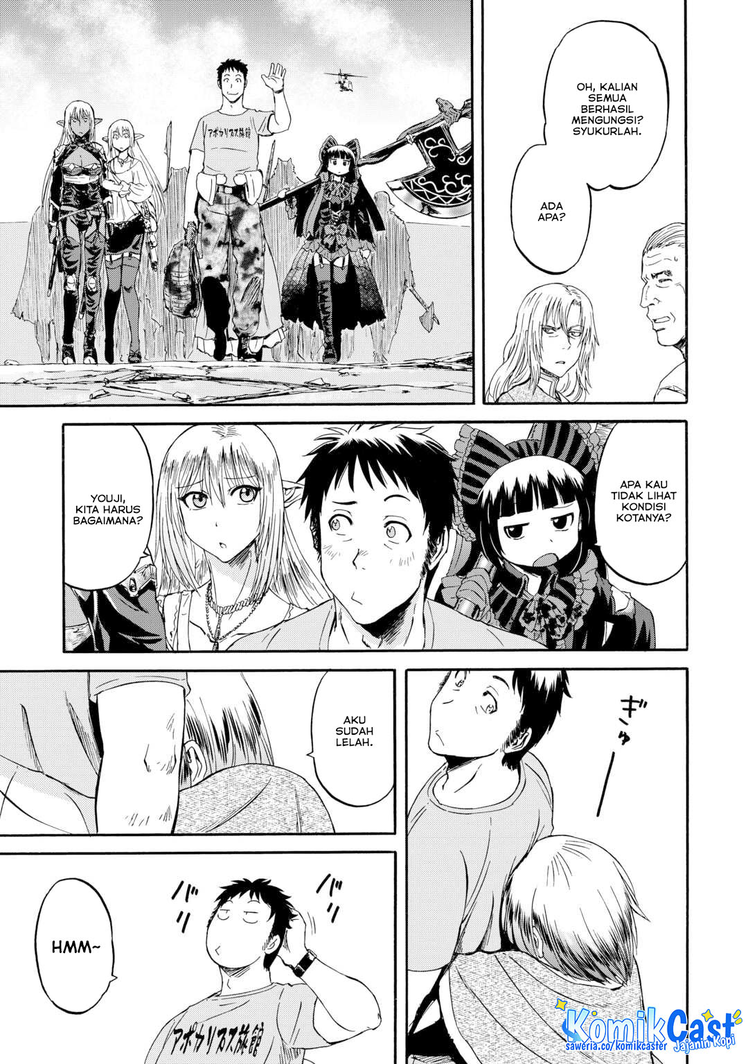 Gate – Jietai Kare no Chi nite Kaku Tatakeri Chapter 143.2 - halaman 53