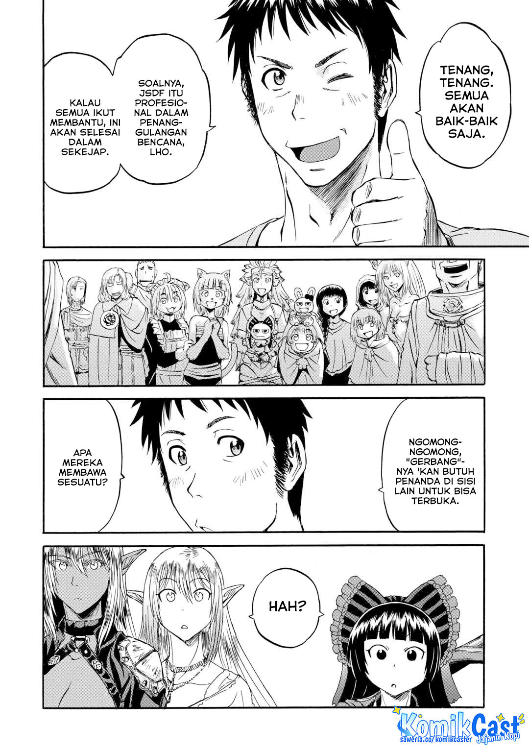 Gate – Jietai Kare no Chi nite Kaku Tatakeri Chapter 143.2 - halaman 54