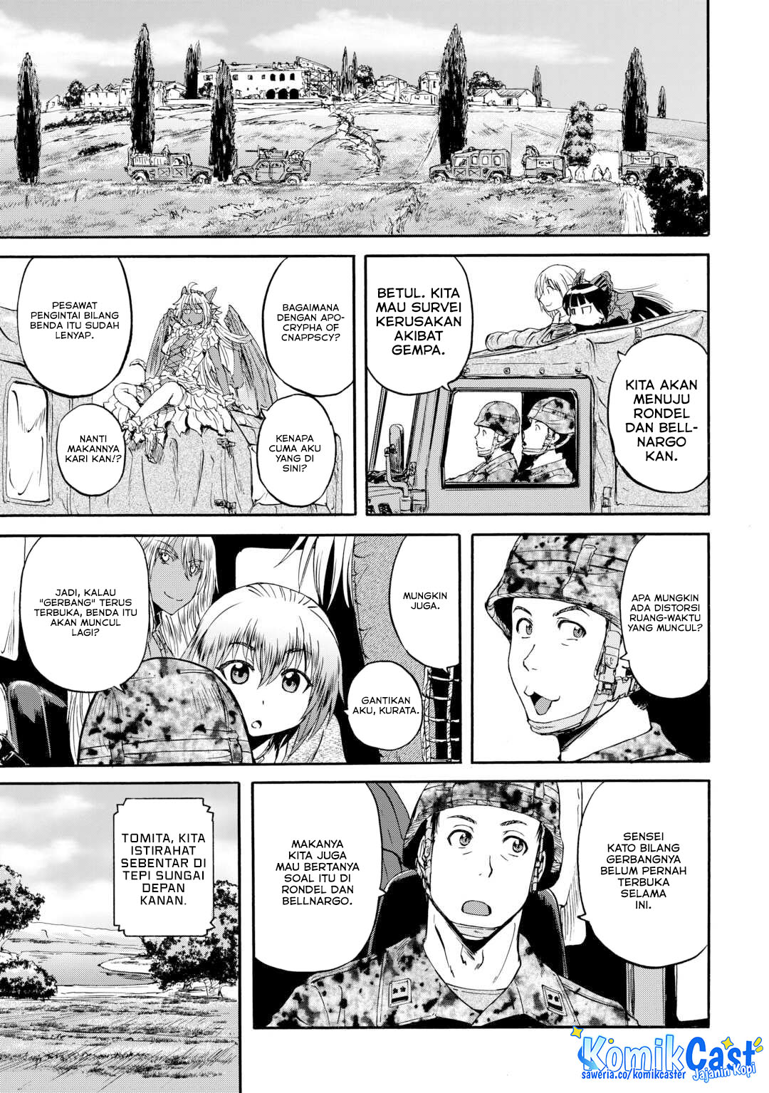 Gate – Jietai Kare no Chi nite Kaku Tatakeri Chapter 143.2 - halaman 57