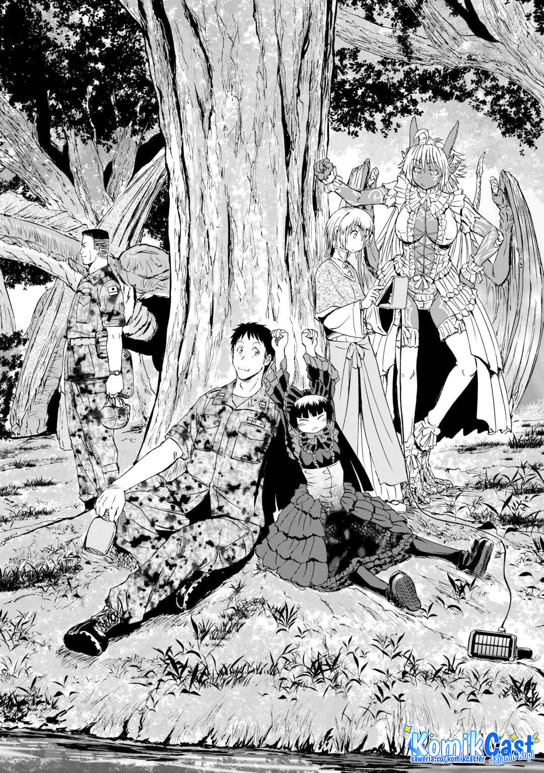 Gate – Jietai Kare no Chi nite Kaku Tatakeri Chapter 143.2 - halaman 58