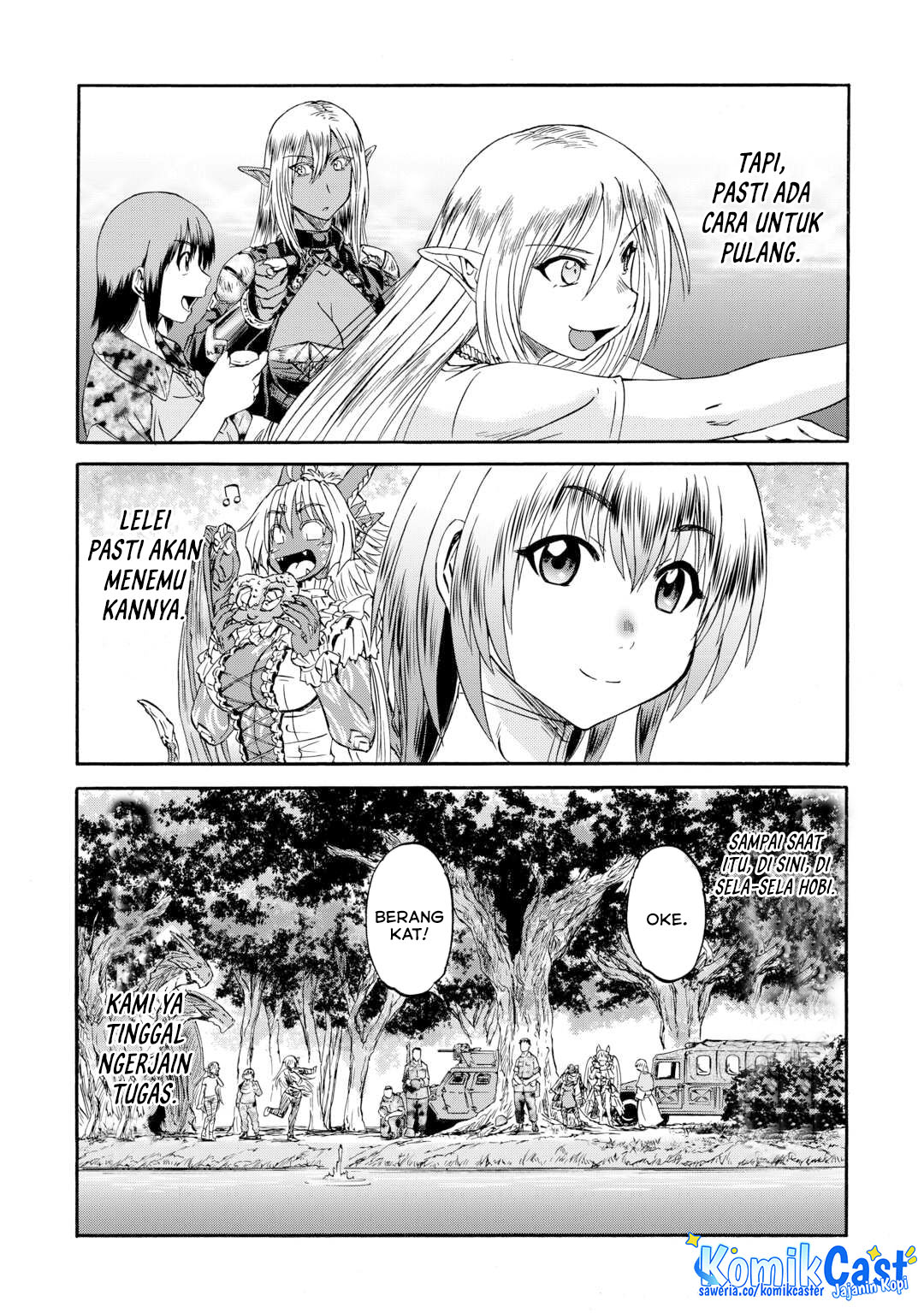 Gate – Jietai Kare no Chi nite Kaku Tatakeri Chapter 143.2 - halaman 61