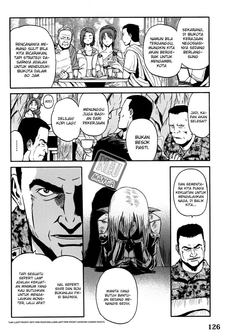 Gate – Jietai Kare no Chi nite Kaku Tatakeri Chapter 28 - halaman 17