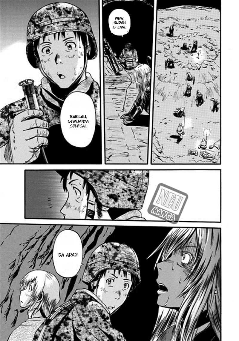 Gate – Jietai Kare no Chi nite Kaku Tatakeri Chapter 43 - halaman 46