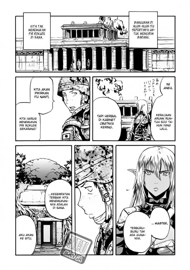 Gate – Jietai Kare no Chi nite Kaku Tatakeri Chapter 50 - halaman 28