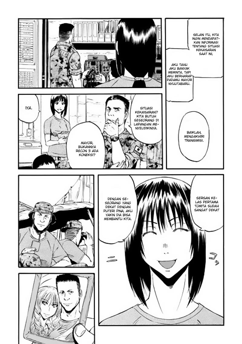 Gate – Jietai Kare no Chi nite Kaku Tatakeri Chapter 55.1 - halaman 19