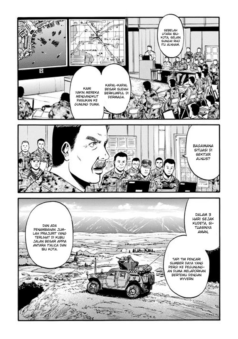 Gate – Jietai Kare no Chi nite Kaku Tatakeri Chapter 55.1 - halaman 9
