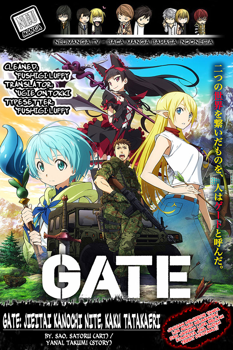 Gate – Jietai Kare no Chi nite Kaku Tatakeri Chapter 56 - halaman 2