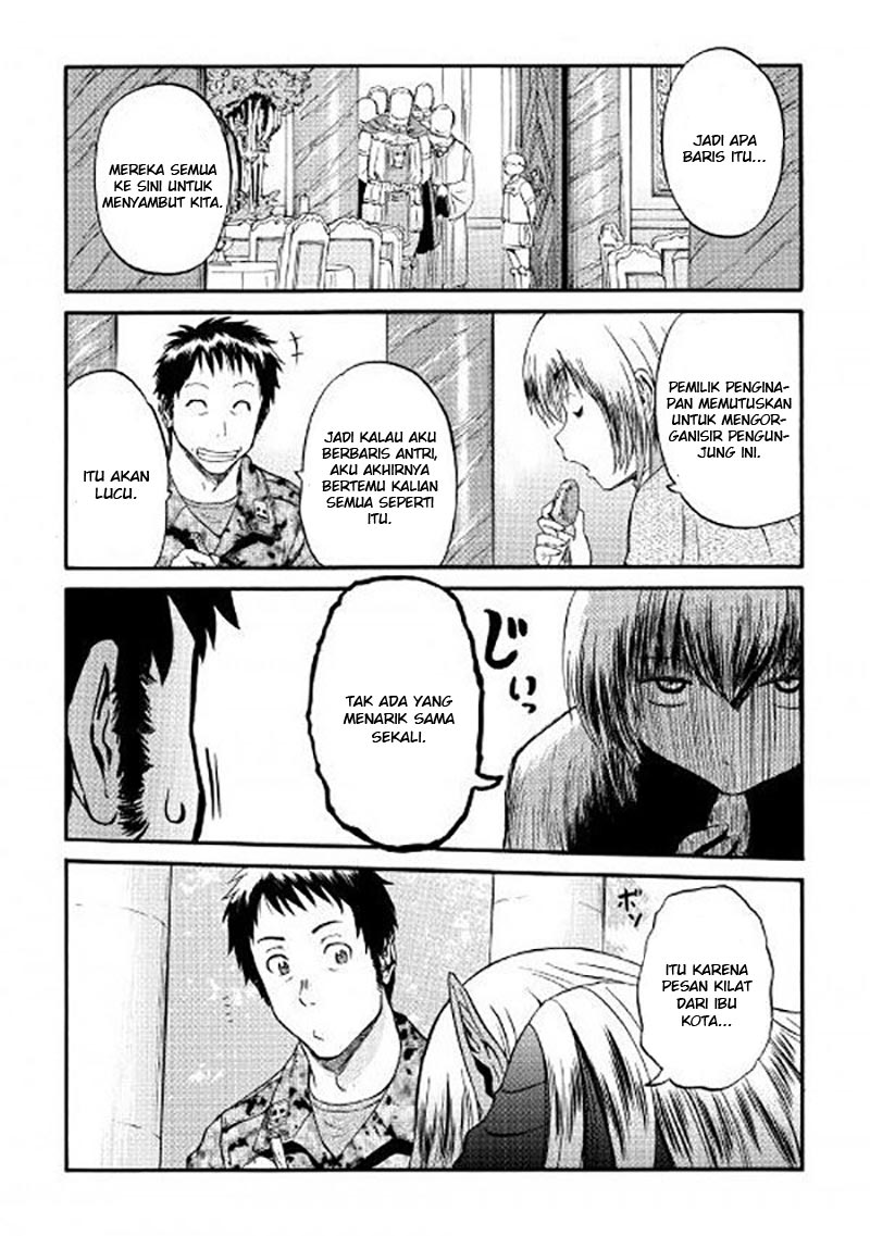 Gate – Jietai Kare no Chi nite Kaku Tatakeri Chapter 61 - halaman 11