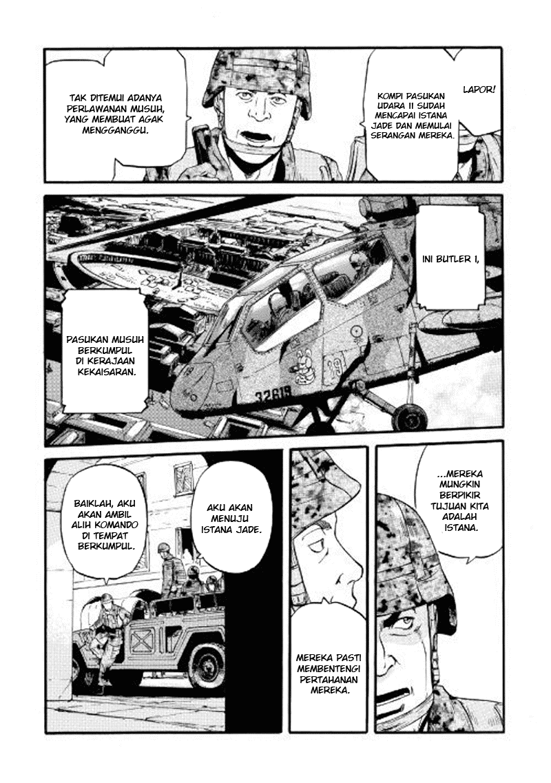 Gate – Jietai Kare no Chi nite Kaku Tatakeri Chapter 77 - halaman 18